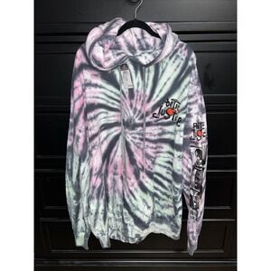 NWT rue 21 poetic justice 2pac tie dye hoodie sweatshirt‎ size Medium